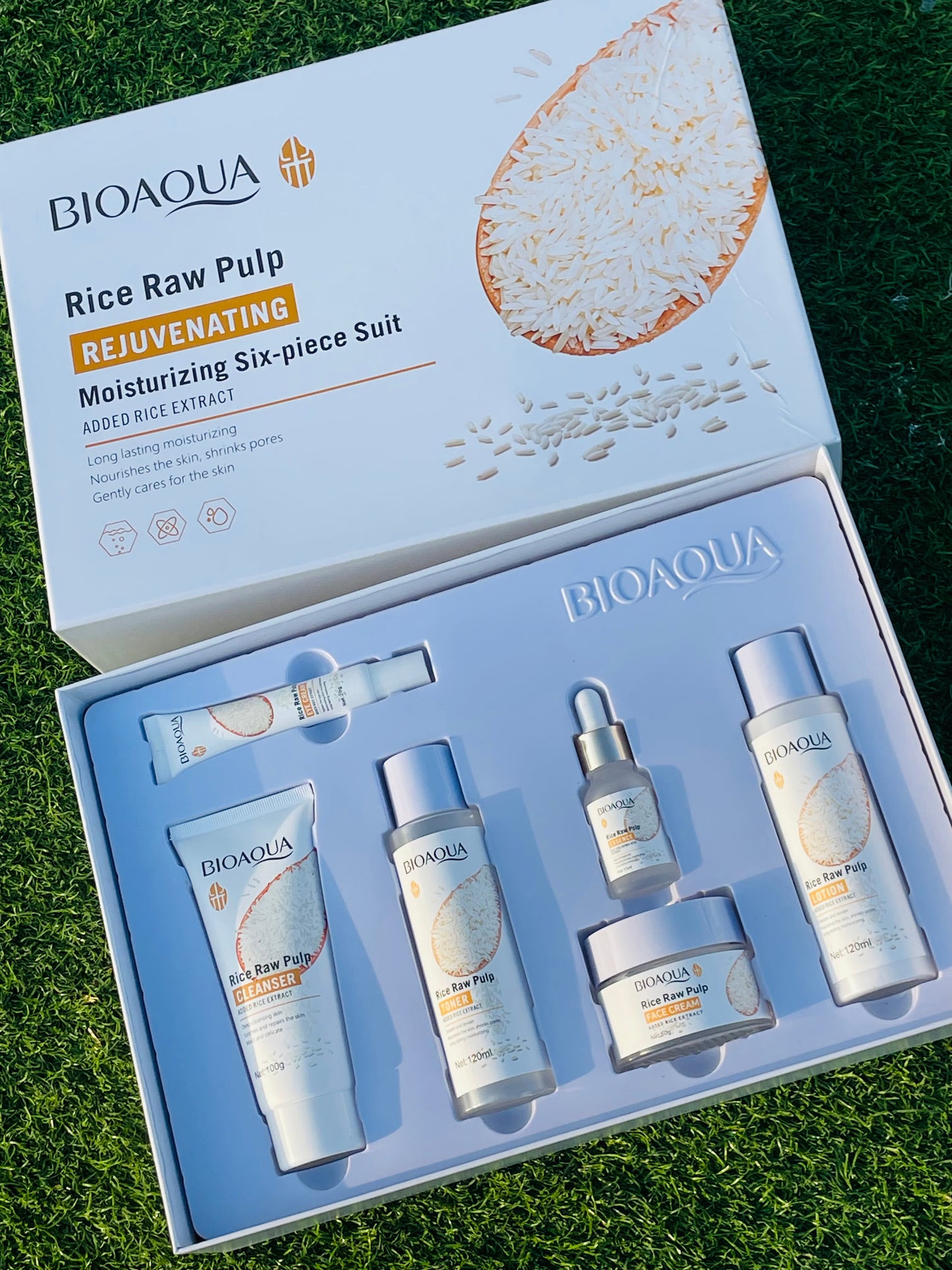 Kit Facial Skin care Arroz Bioaqua