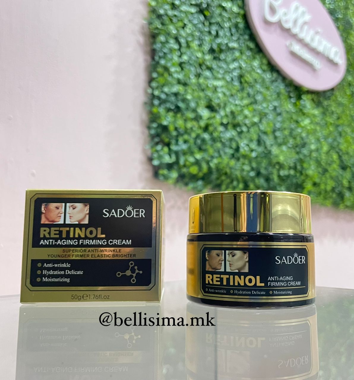Crema facial Antienvejecimiento de retinol