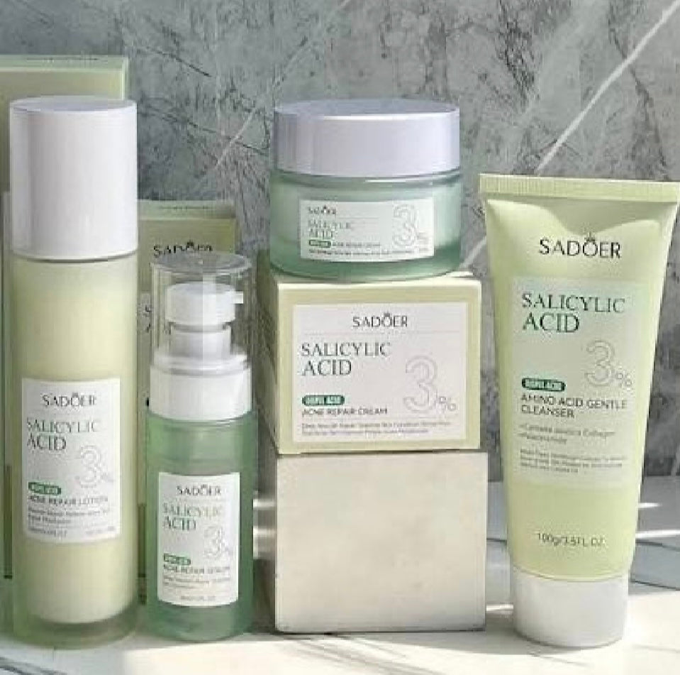 Kit Facial Skin care Antiacné salicílico Sadoer