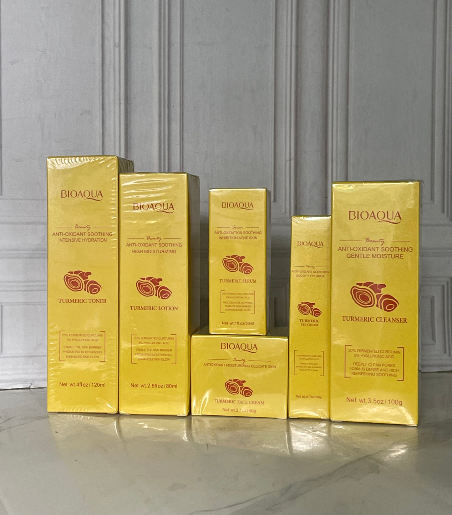 Kit fácial Antioxiante y Antiacné cúrcuma