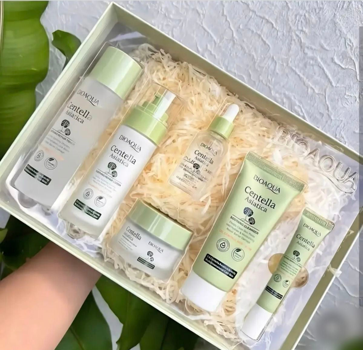 Kit facial Skin care Centella Asiática (6 piezas)🌿sin estuche