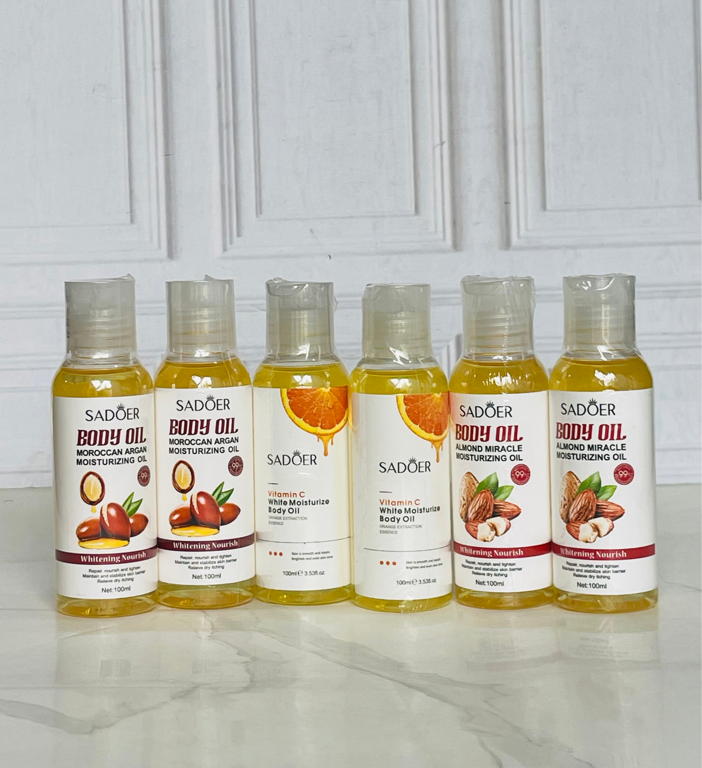 Aceite corporal Sadoer Almendra, Aguacate y Argan