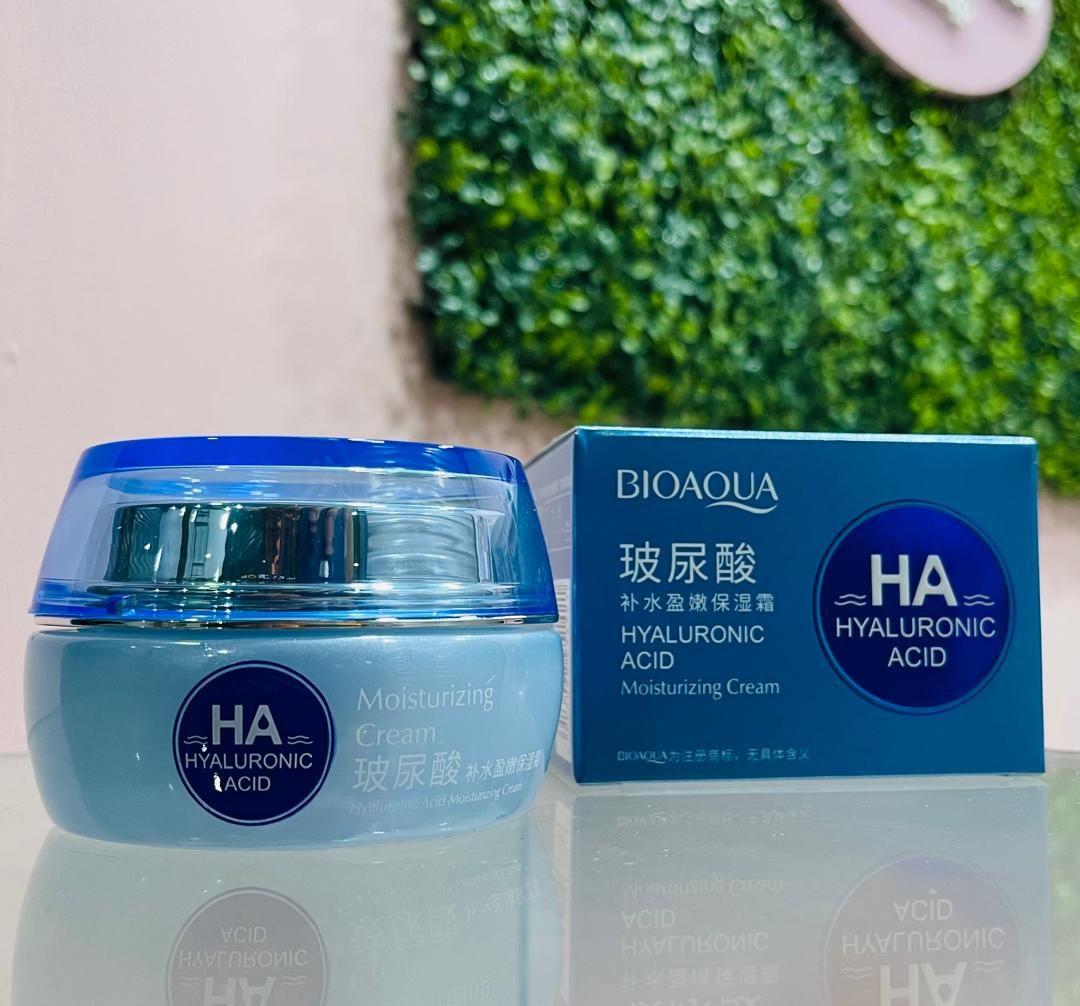 Crema Facial hidratante con Acido Hialuronico