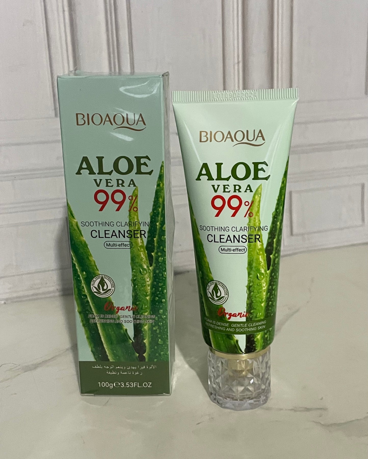 Jabón facial espumoso Aloe Vera