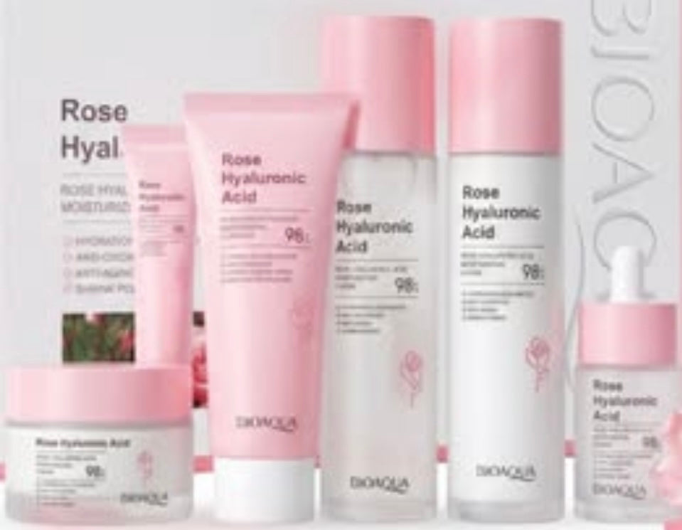 Kits facial Skin care Rosa&Acido Hialurónico