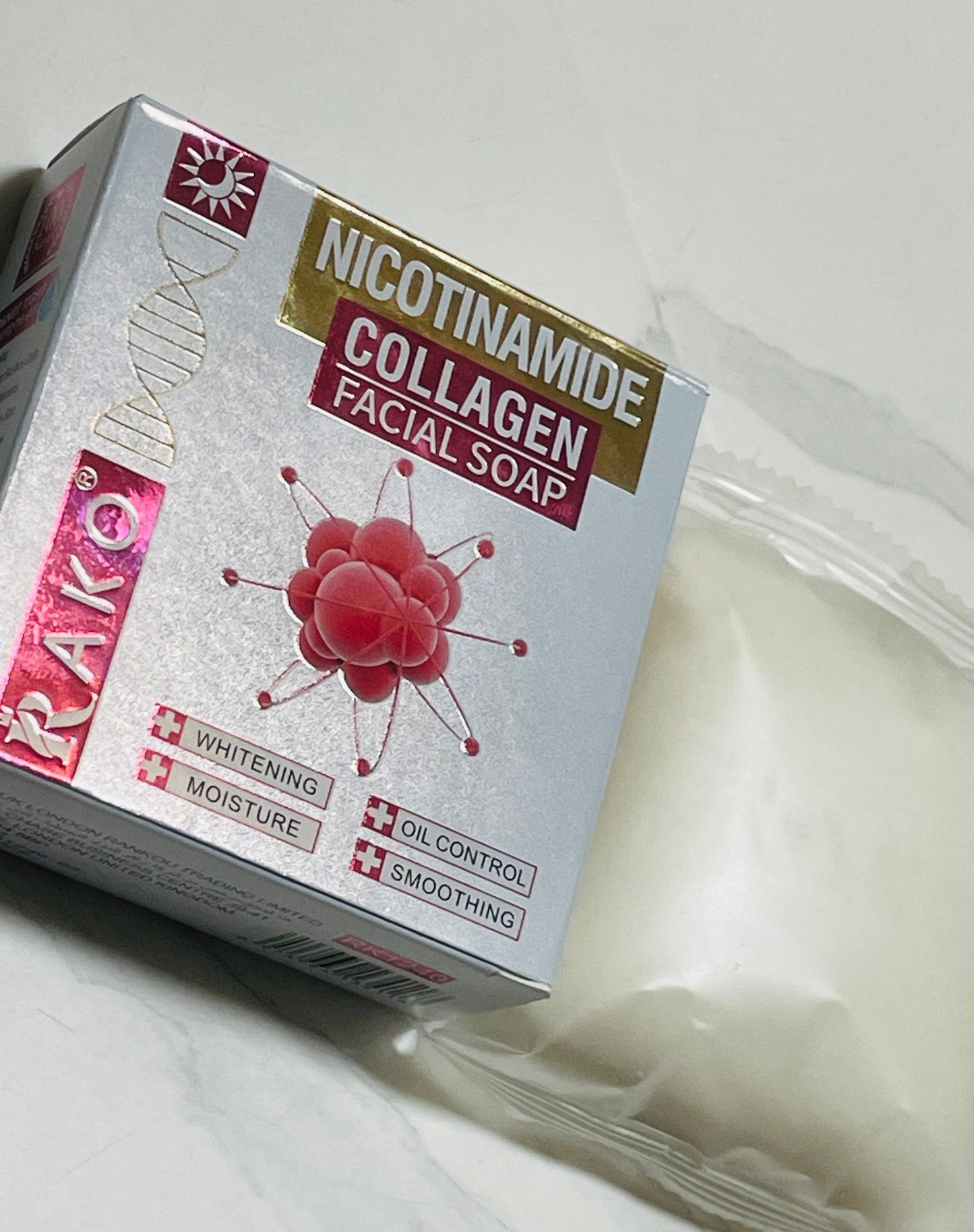 Jabón Facial con Nicotinamida & Colágeno Control de grasa
