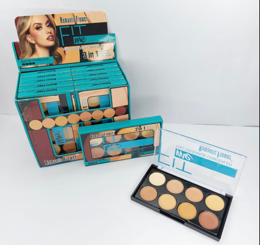 Paleta de contorno y corrector Fit me