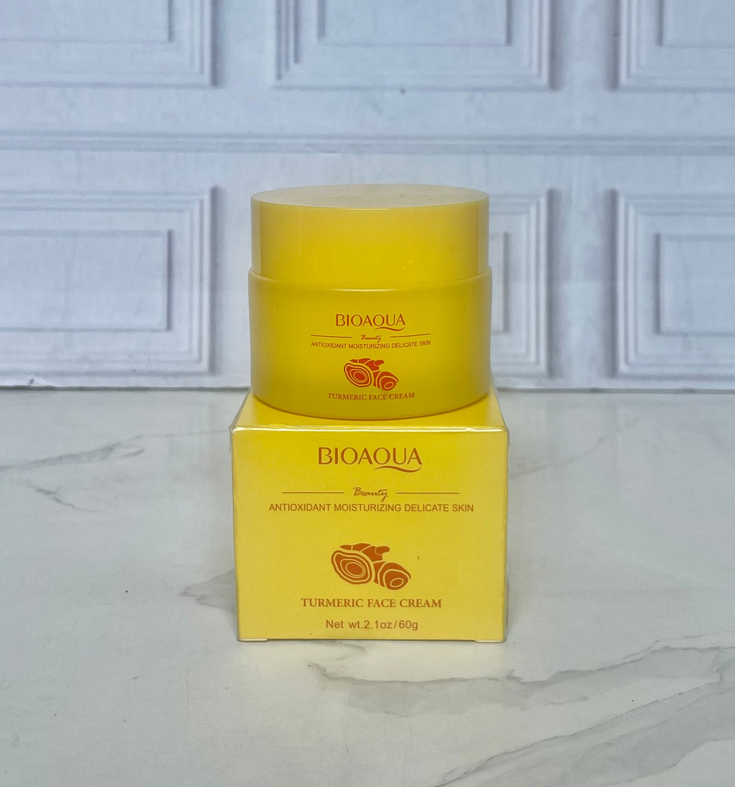 Crema facial antioxidante cúrcuma
