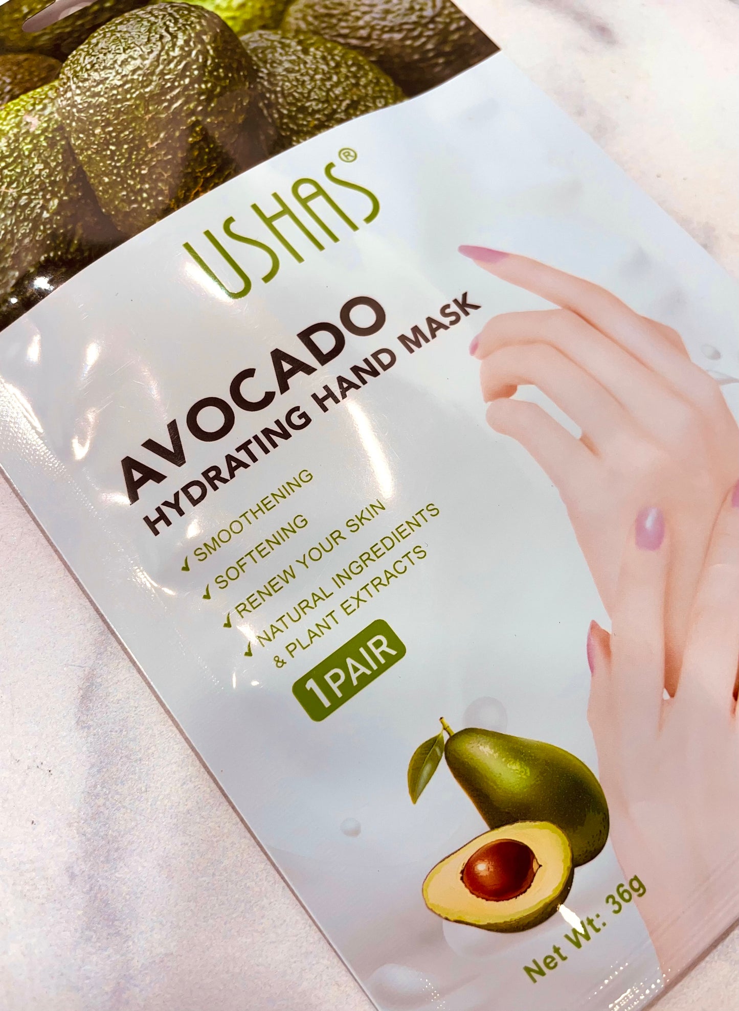 Mascarilla hidratante para las mano ushas