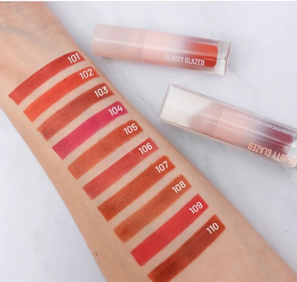 Tinta labial beauty glazed trendy