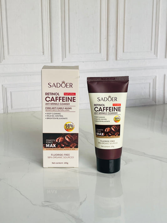 Jabon facial caffeine&retinol Sadoer