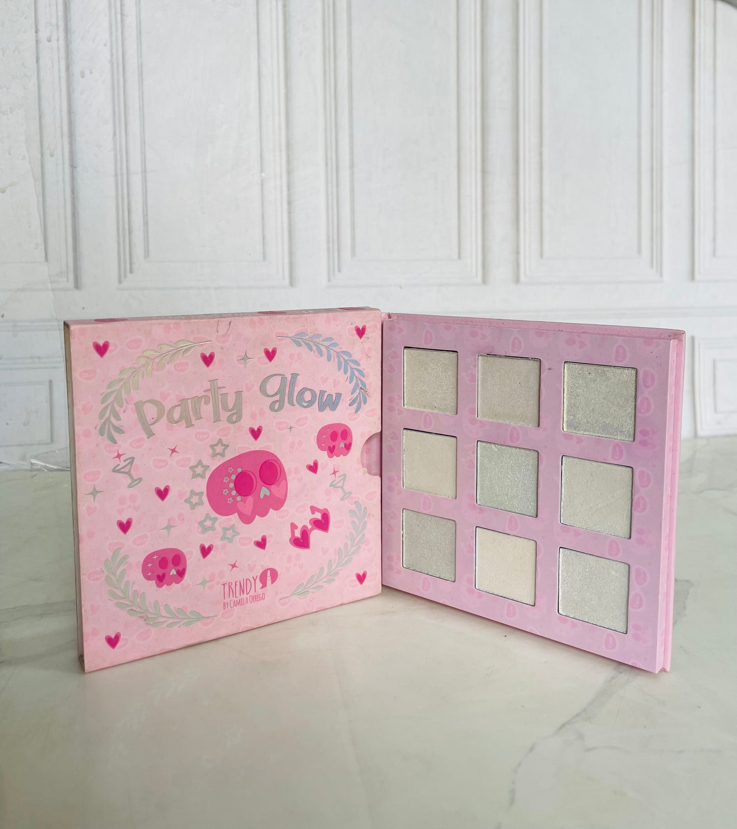 Paleta de Sombra iluminadora party glow trendy