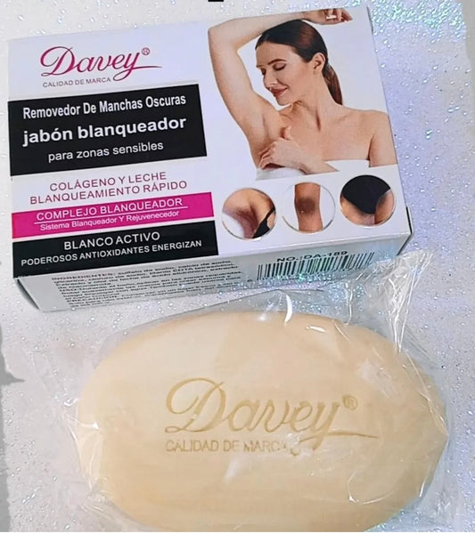 Jabón en barra aclarante de partes íntimas  Davey