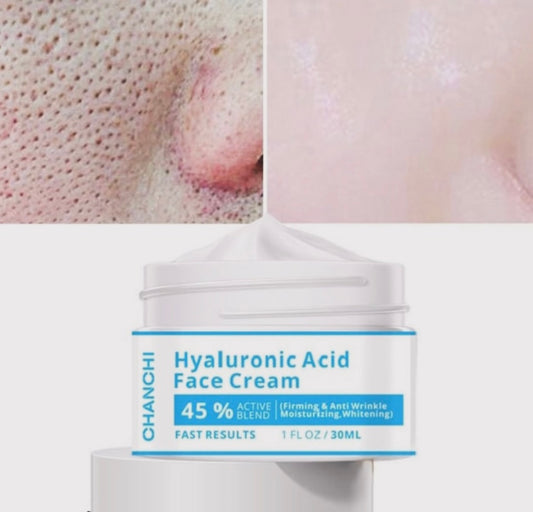 Crema facial Acido  Hialuronico, Niacinamida y Colageno