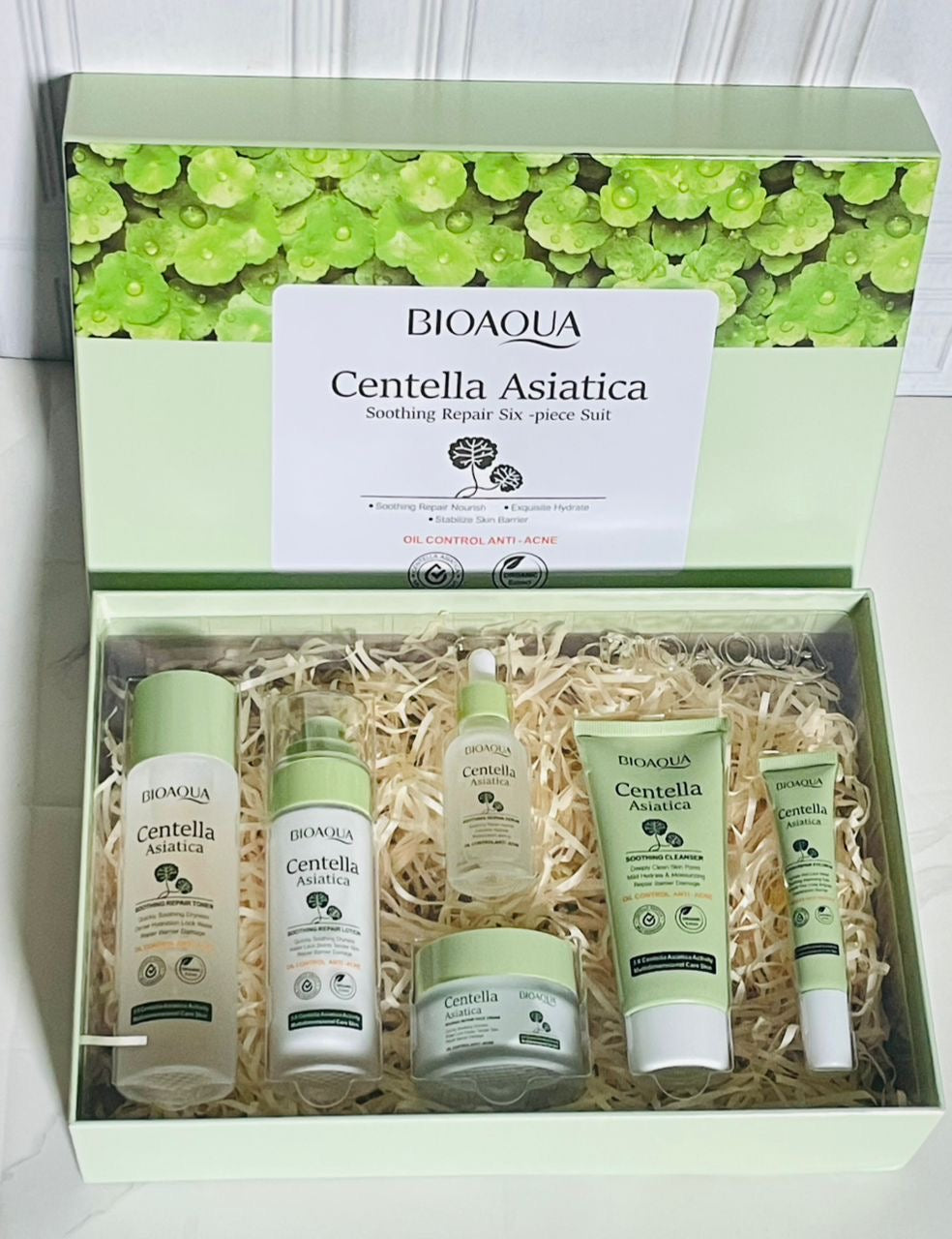Kit facial Skin care  Centella Asiática (6 piezas)🌿sin estuche