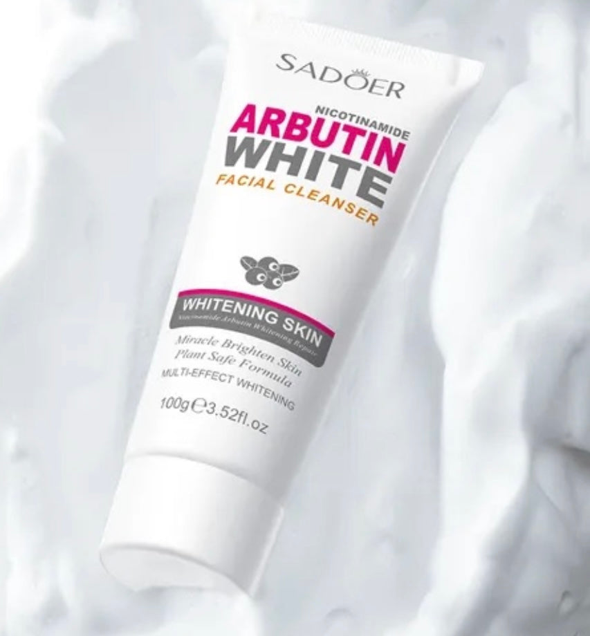 Limpiador facial blanqueador Sadoer Nicotinamide Arbutin White