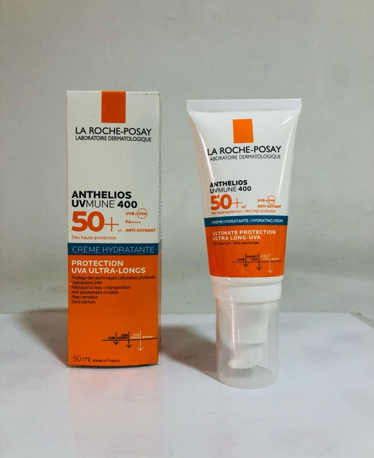 Protector solar facial La Roche-Posay Anthelios SPF50+.
