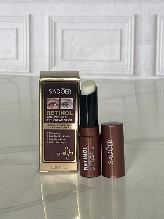 Barra de crema para  Contorno de Ojos con Retinol 3 gr Sadoer