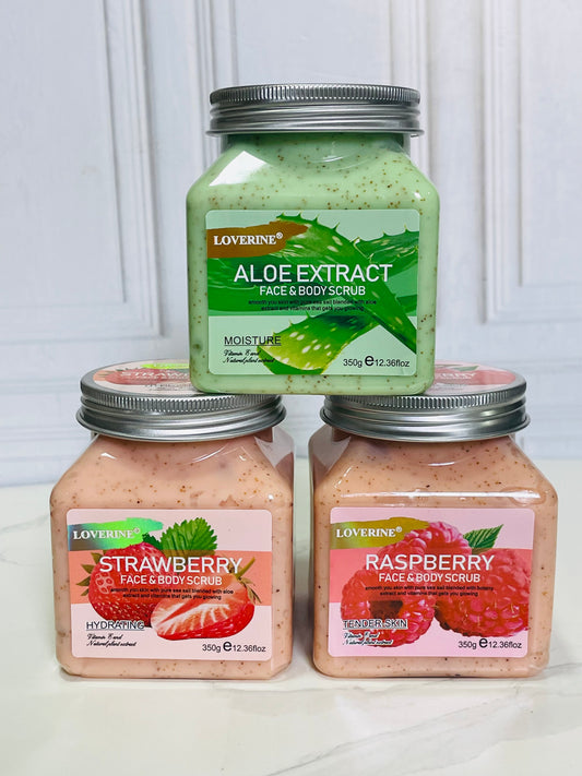 Exfoliantes face&body scrub con sales marinas