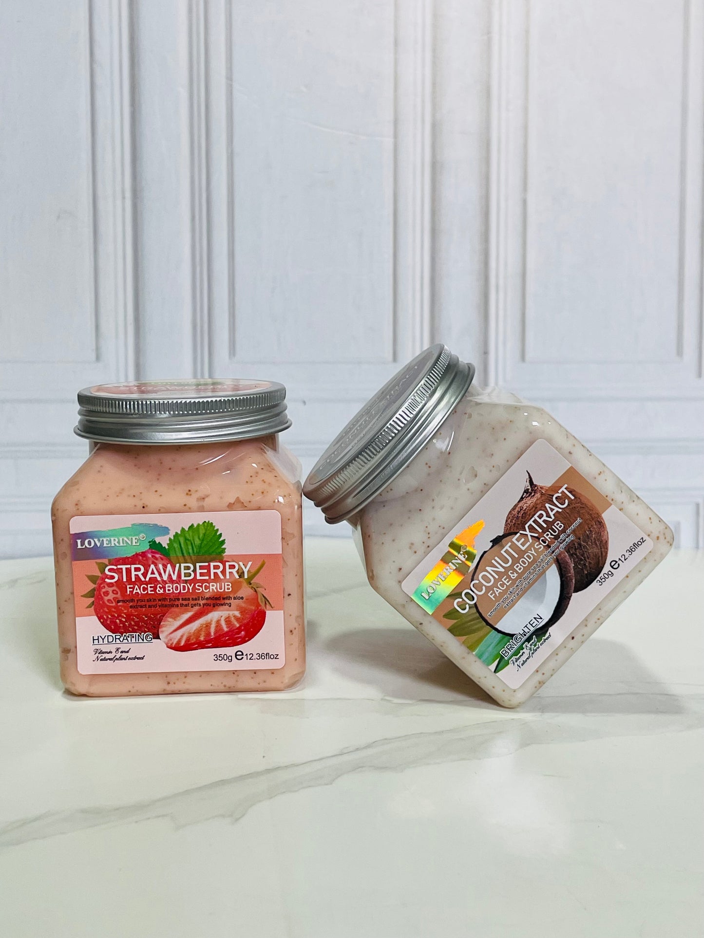 Exfoliantes face&body scrub con sales marinas