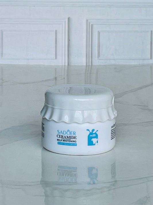 Crema facial hidratante de leche blanqueadora Sadoer