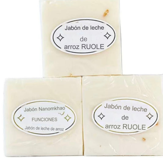 Jabón artesanal de arroz marca RUOLE