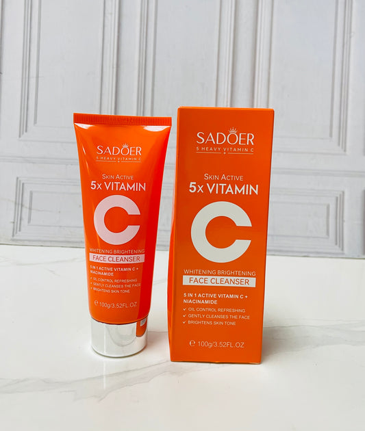 Jabon facial espumoso con vitamina C Sadoer