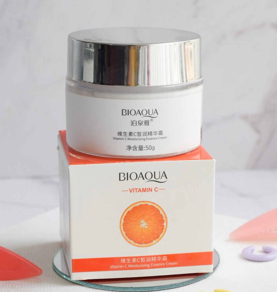 Crema facial Vitamina C hidratante y antioxidante