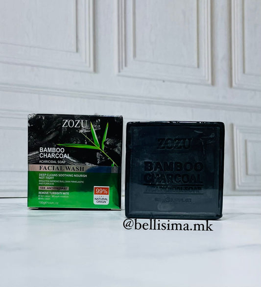Jabón barra bamboo charcoal zozu
