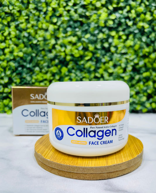 Crema facial con colágeno Sadoer