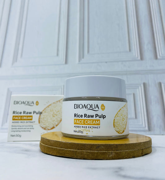 Crema facial de arroz Bioaqua